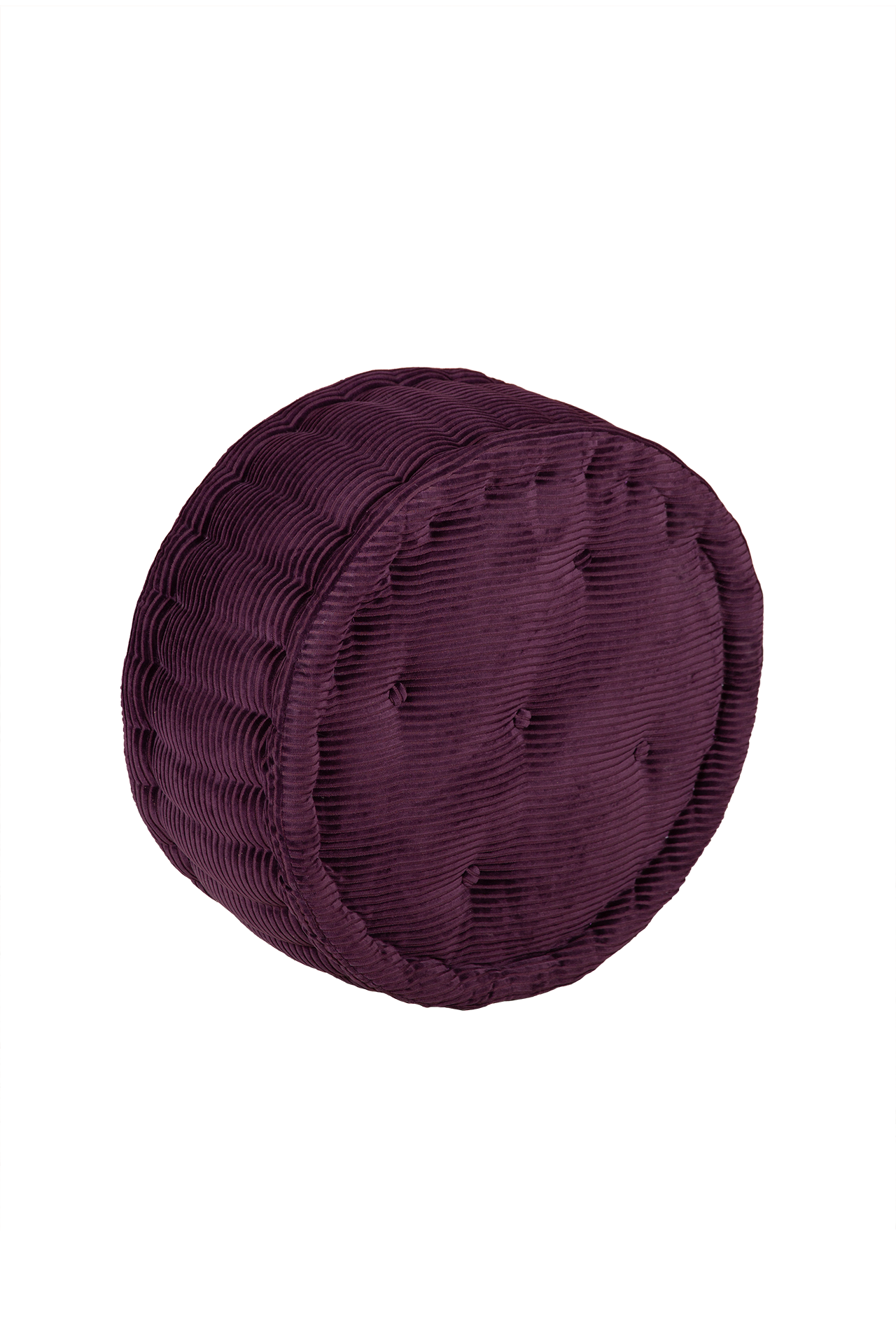 Macaron Pouff Fitilli Kadife