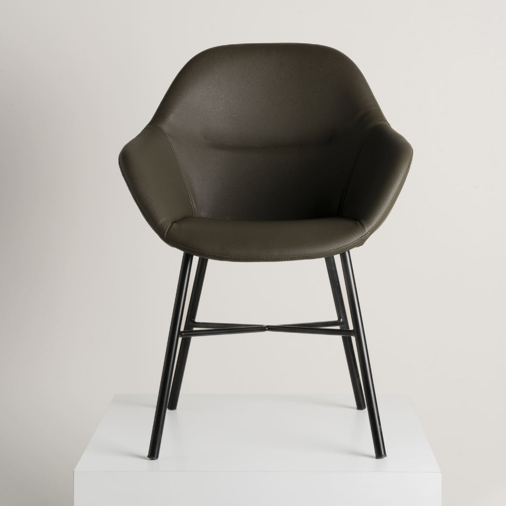 Madrid Deri Sandalye Koyu Yeşil