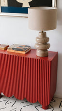 Madrid El Yapımı Ahşap Abajur Bej-Abajur-Pinot Interior-NowShopFun