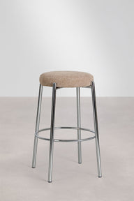 Magna Çelik Bar Taburesi | 65cm-Bar Taburesi-Paledin-Boz Kahverengi-NowShopFun