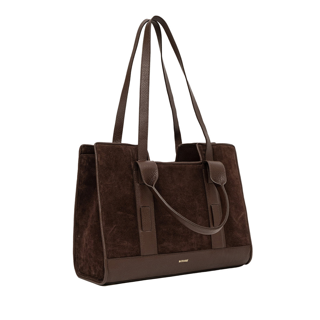 Magna Süet Tote Çanta-Tote Çanta-Matriarqe-Siyah-NowShopFun