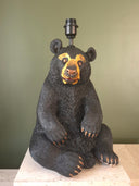 Mamba Bear Siyah Kadife Abajur