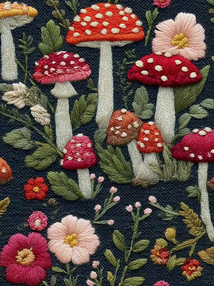 Mantar Dünyası Yastık