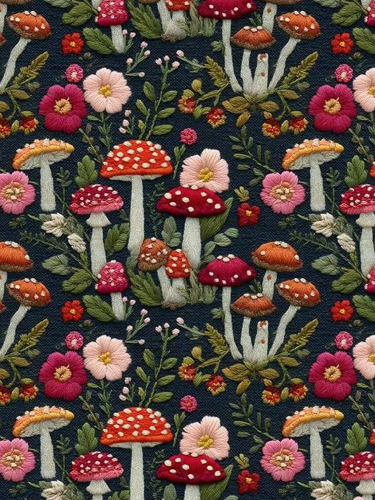 Mantar Dünyası Yastık