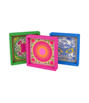 Marakeş Bloom Yeşil Deri Tepsi-Noccaso-NowShopFun