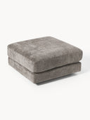 Marcia Yumuşak Oturumlu Şönil Döşemeli Puf-Puf-Innature Home-Açık Bej-NowShopFun