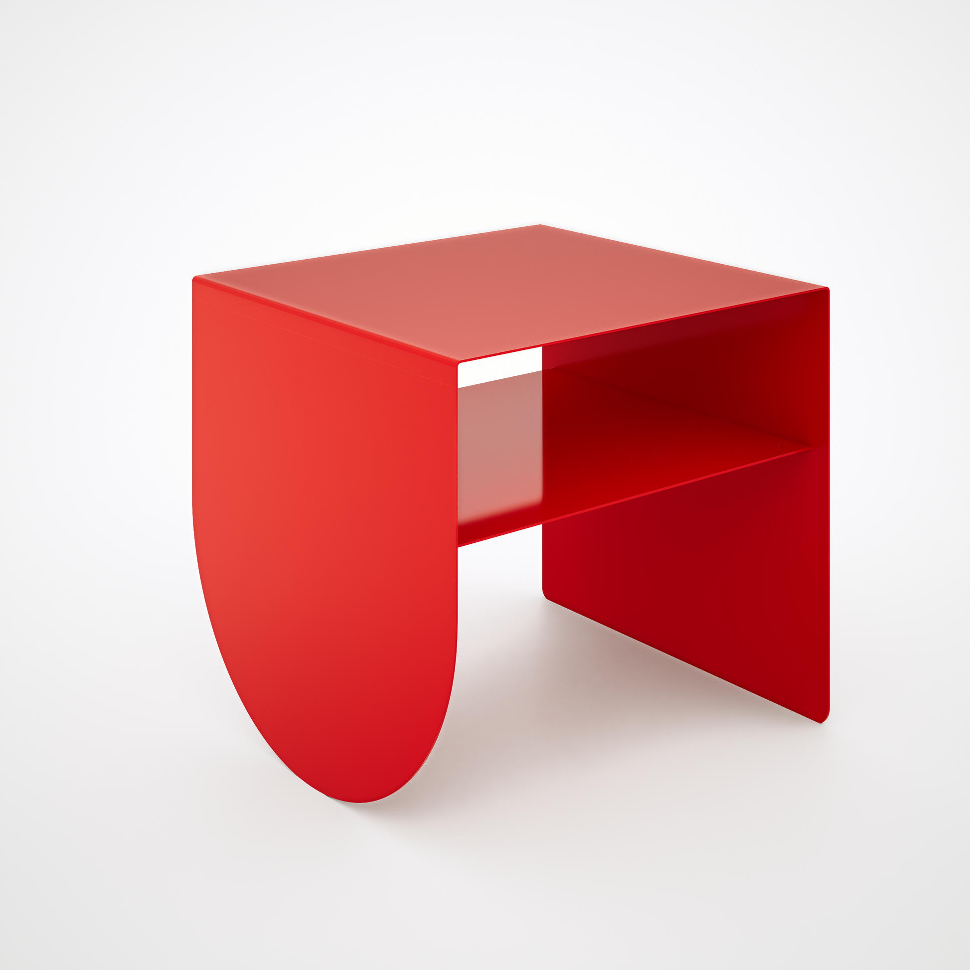 Marela Kırmızı Sehpa