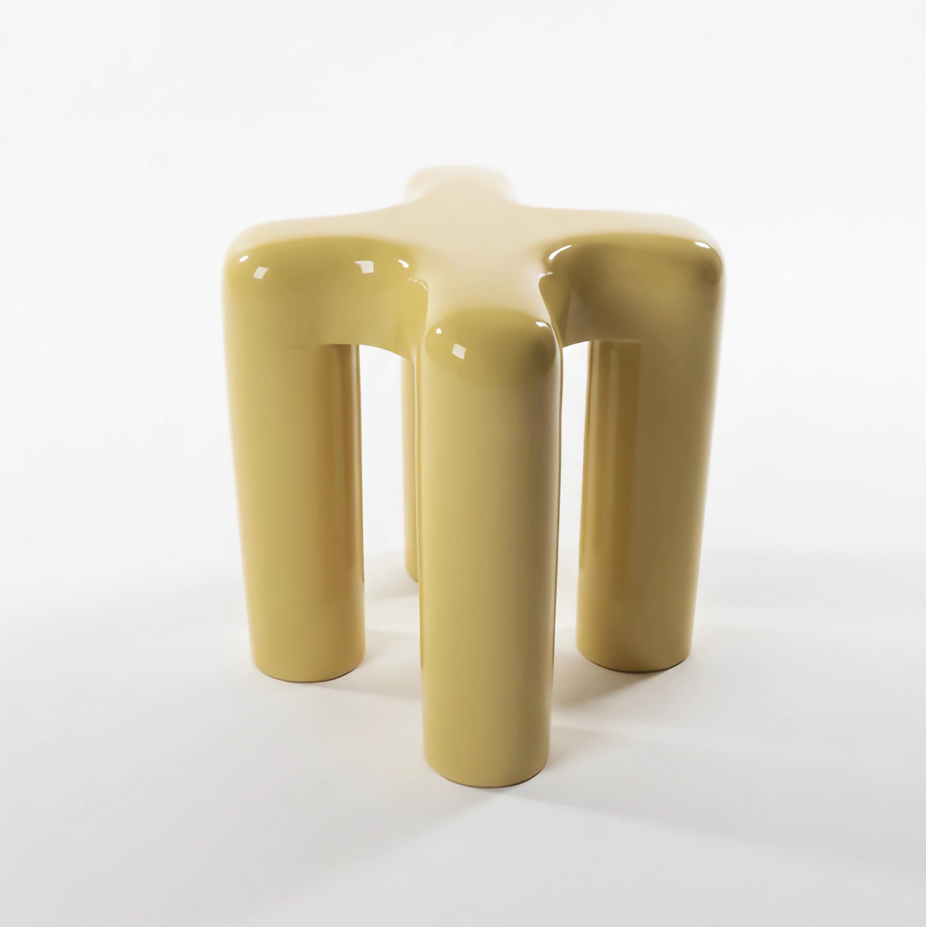 Maren Sehpa Tabure-Yan Sehpa-fika furn-pastel sarı-NowShopFun