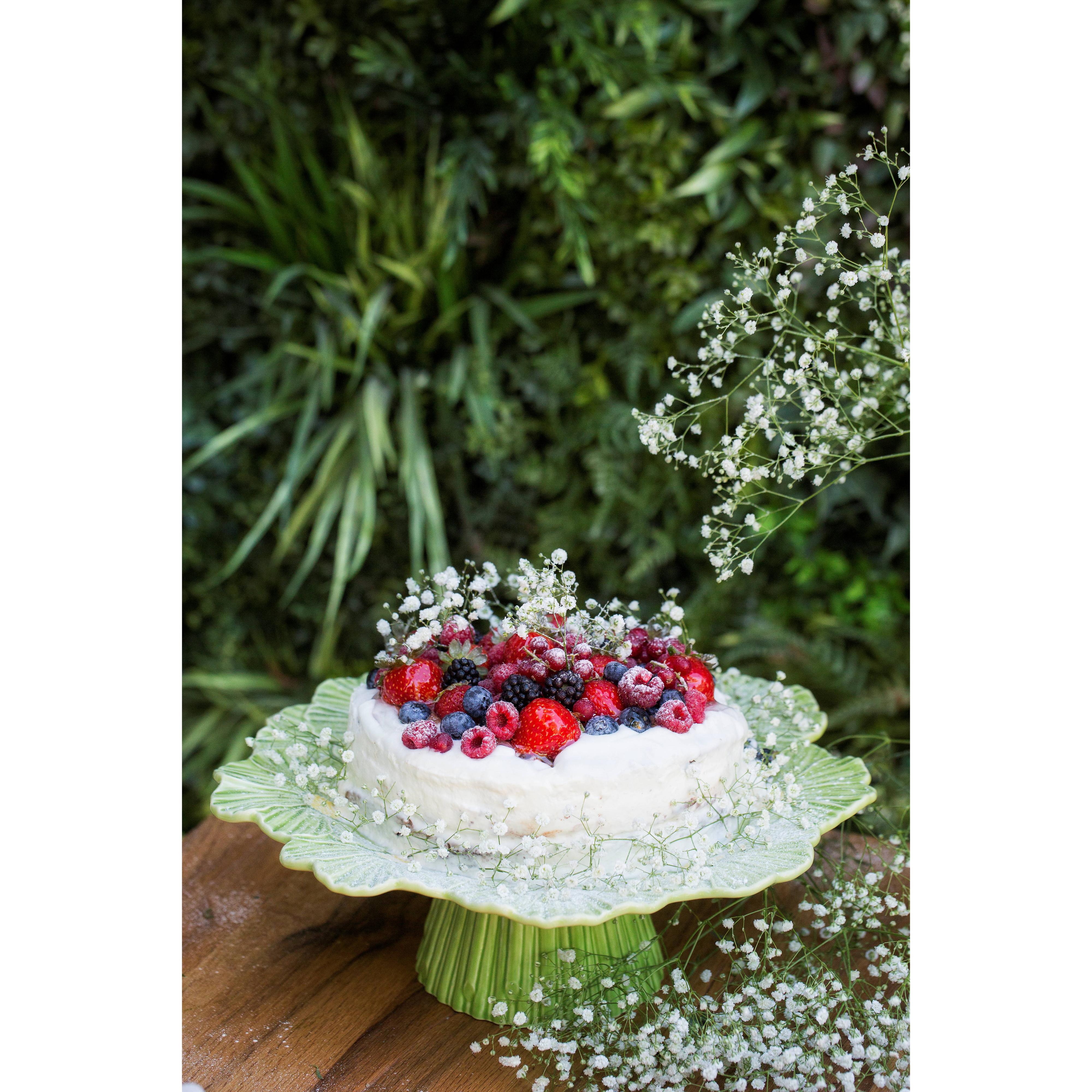 Maria Flor Ayaklı Servis Tabağı