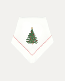 Mariaida Home Christmas Çam Ağacı Nakışlı Peçete Beyaz 2 Li Set-Mariaida Home-NowShopFun
