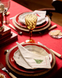 Mariaida Home Christmas Çam Ağacı Nakışlı Peçete Beyaz 2 Li Set-Mariaida Home-NowShopFun