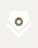 Mariaida Home Christmas Garland Nakışlı Peçete Beyaz 2 Li Set-Mariaida Home-NowShopFun
