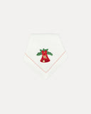 Mariaida Home Christmas Zil Nakışlı Peçete Beyaz 2 Li Set-Peçete-Mariaida Home-NowShopFun