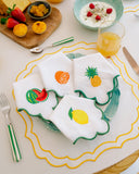 Mariaida Home Ondulado Peçete Ananas 2 Li Set-Mariaida Home-NowShopFun