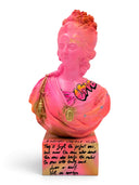 Marie Antoinette Heykeli | Pembe Graffiti & Pop Art Büst