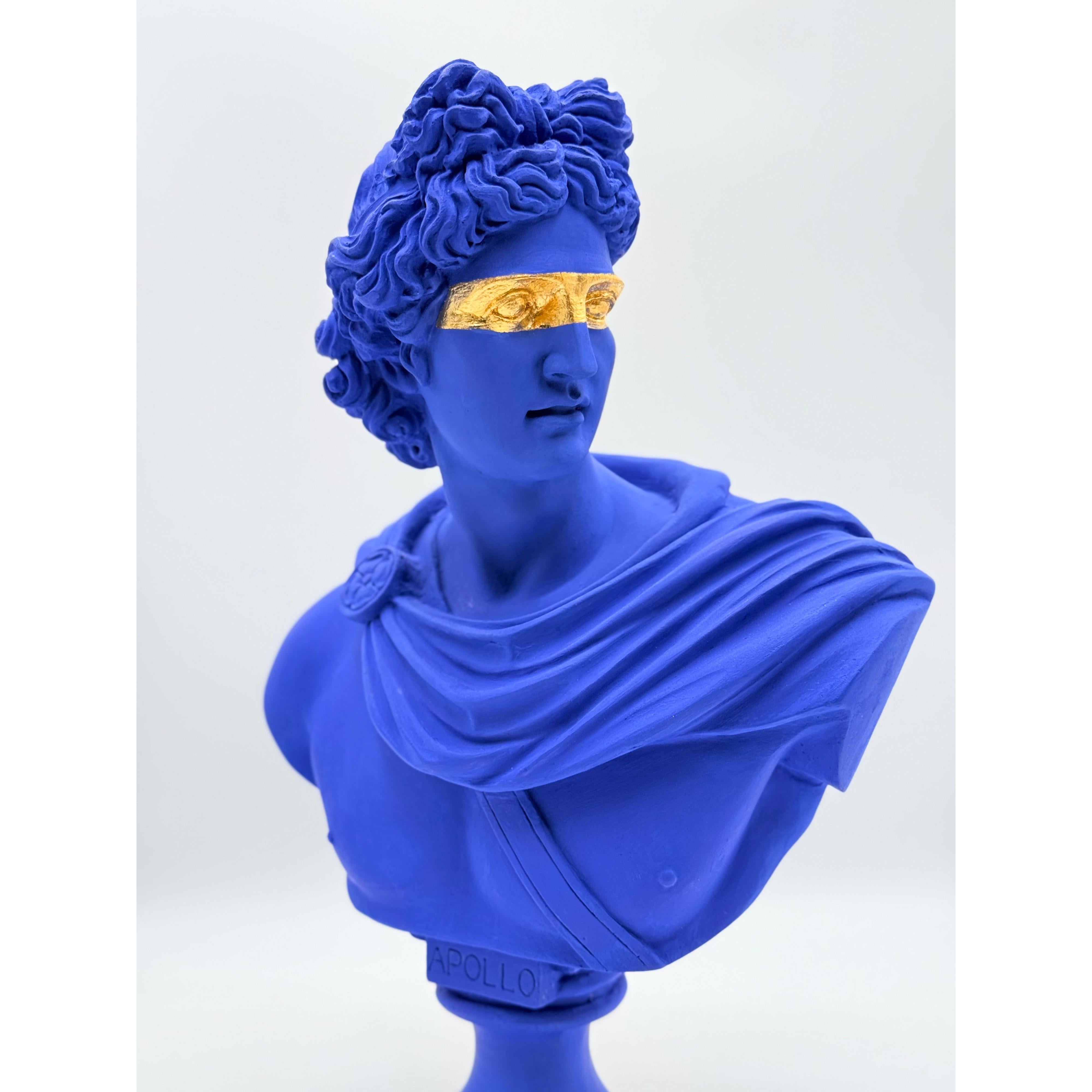 Marine Blue Apollo Heykeli-Heykel-And Iconic Art Store-NowShopFun