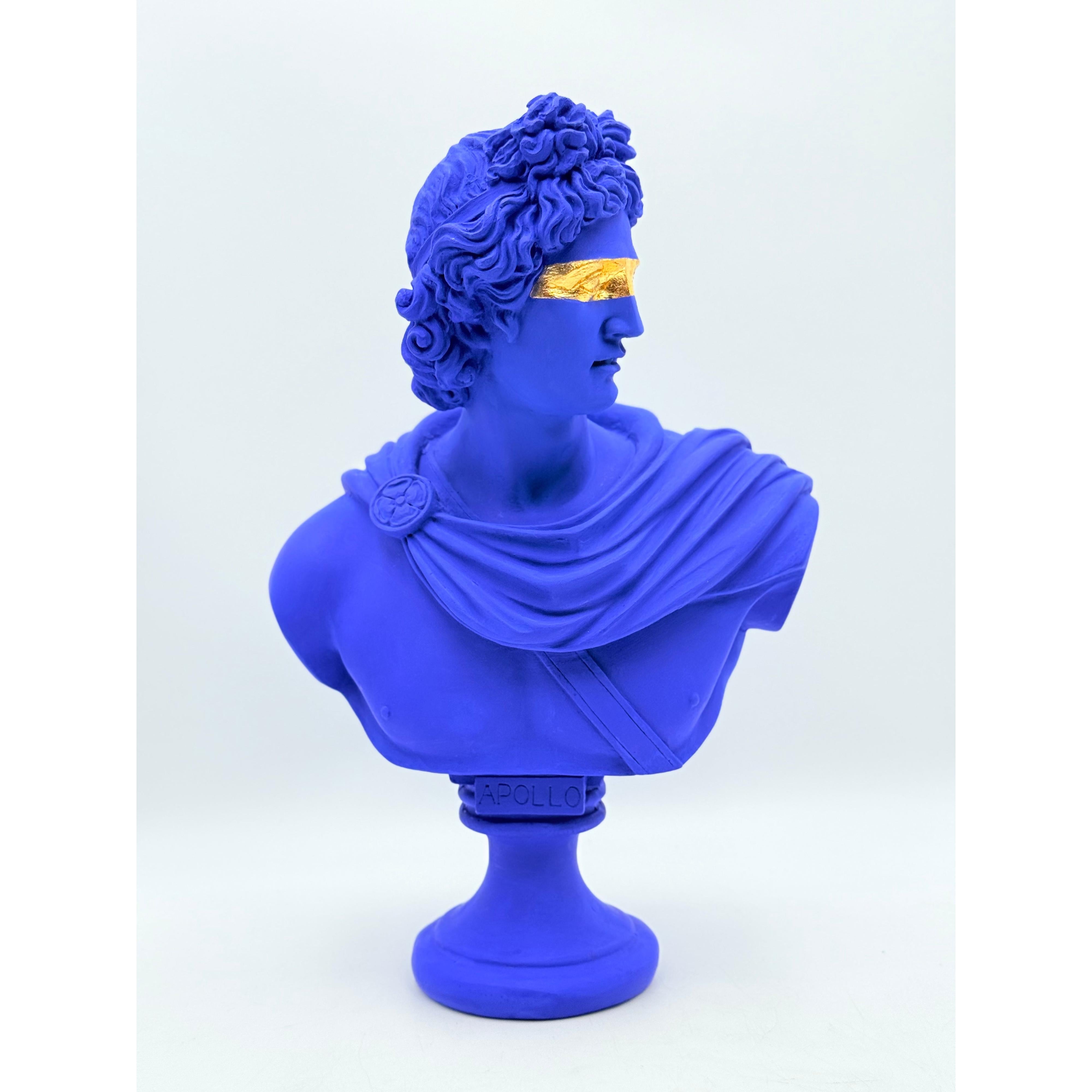 Marine Blue Apollo Heykeli-Heykel-And Iconic Art Store-NowShopFun