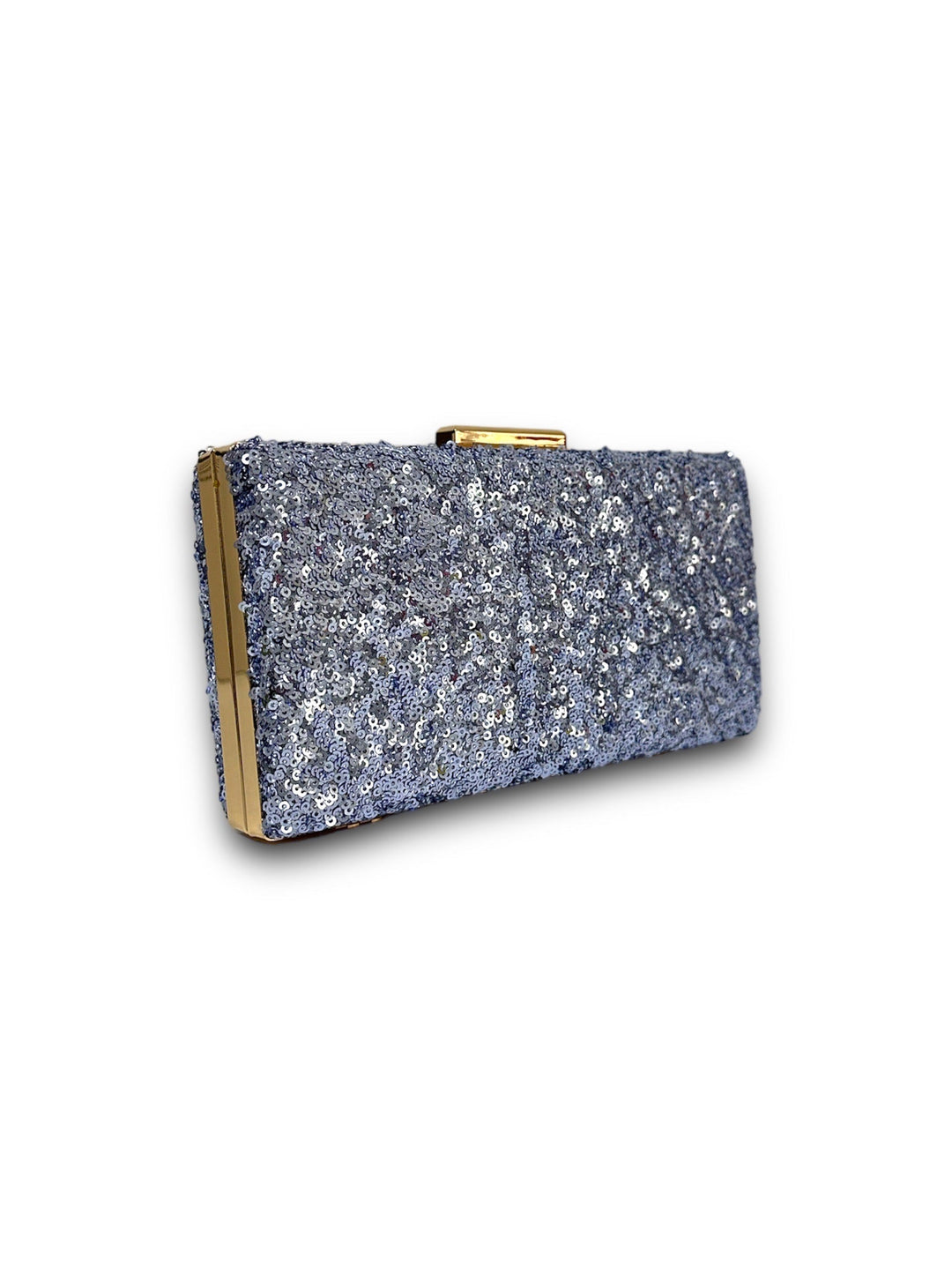 Marnier Lila Renk Payet Kumaş Kaplamalı El Çantası-Clutch-Marnier-NowShopFun