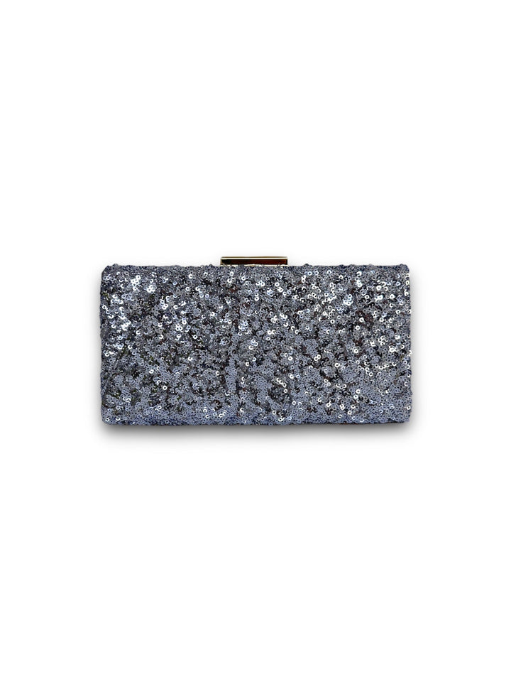 Marnier Lila Renk Payet Kumaş Kaplamalı El Çantası-Clutch-Marnier-NowShopFun