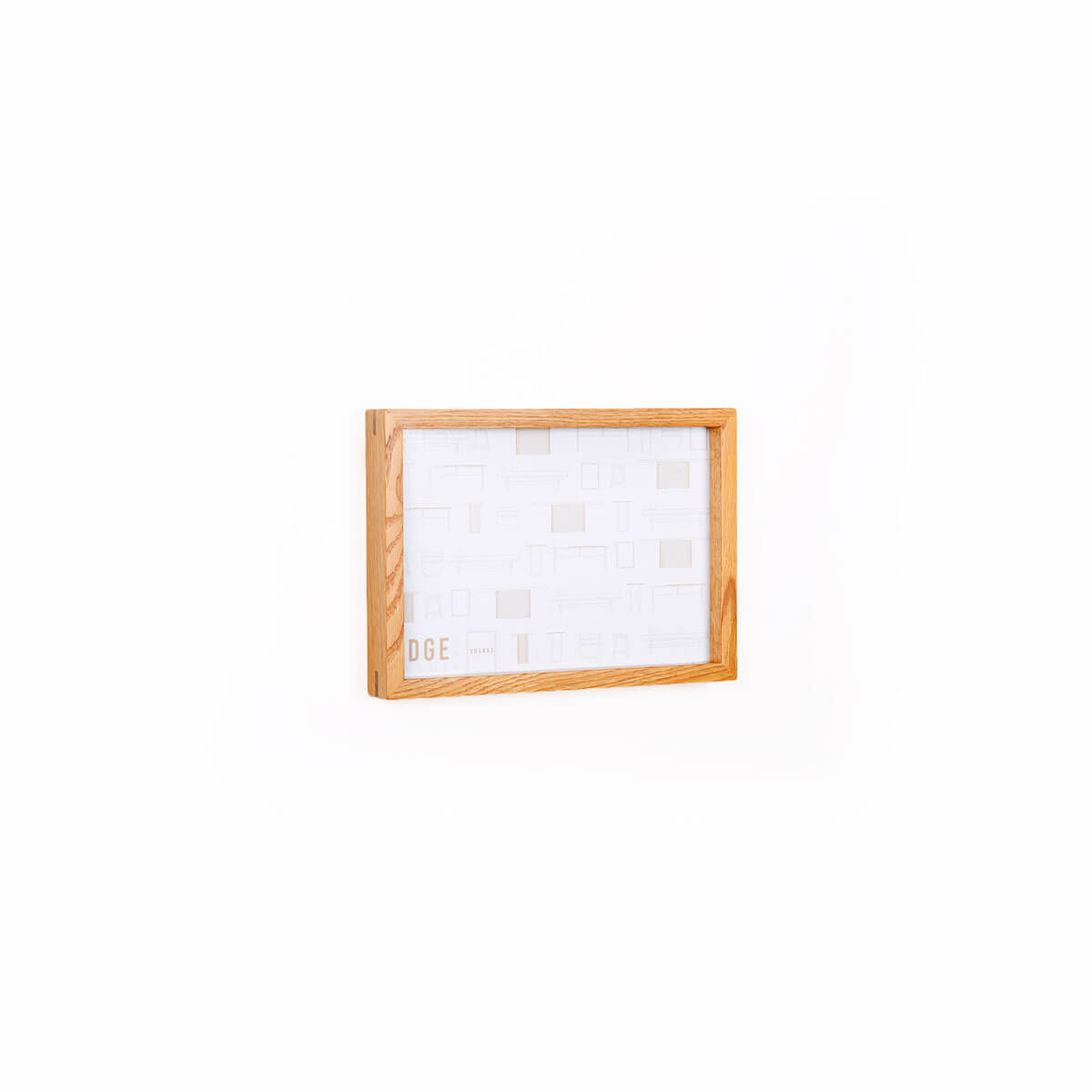Masif Ahşap Dekoratif Çerçeve, Meşe – Edge Serisi 23X32 Cm