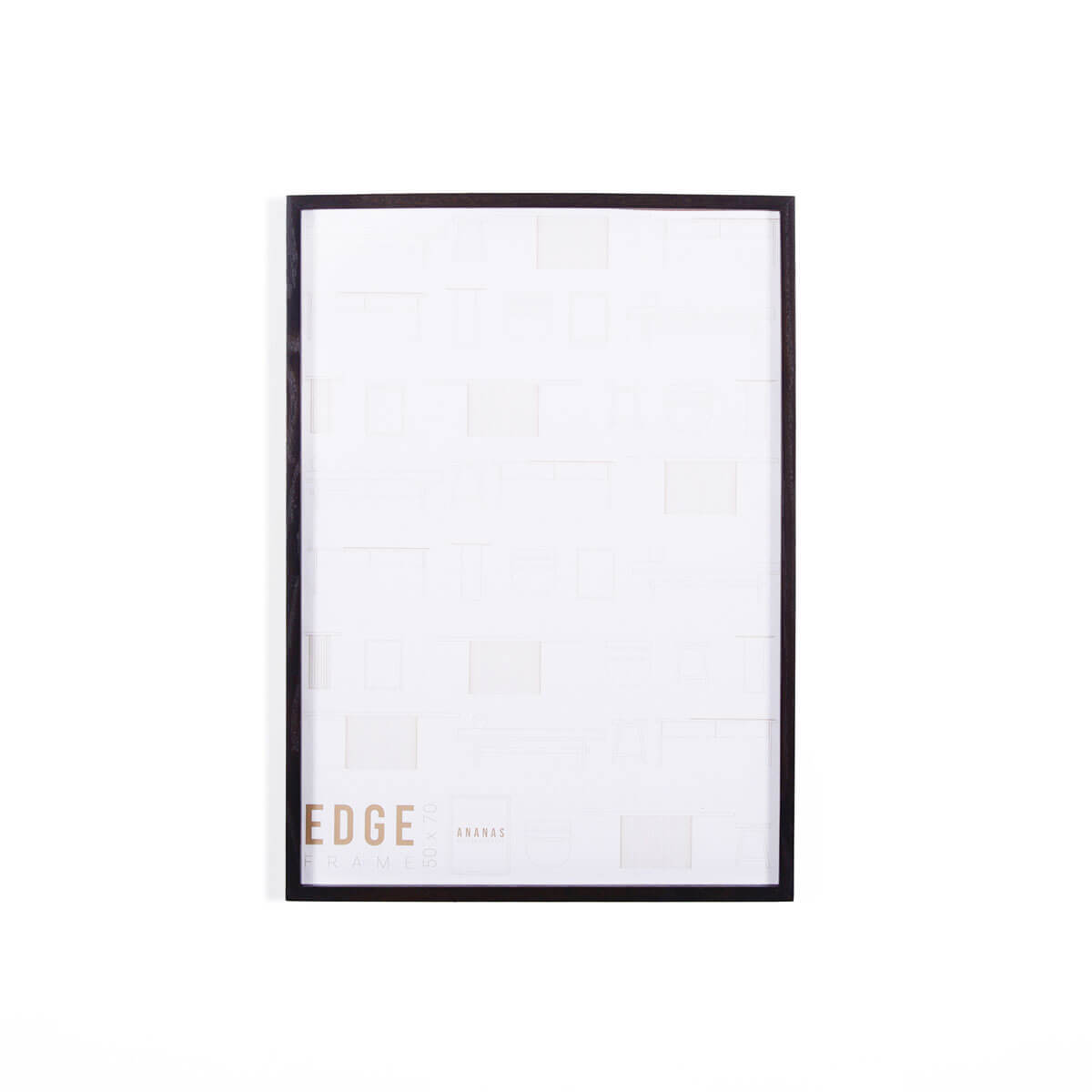 Masif Ahşap Dekoratif Çerçeve, Meşe – Edge Serisi 52X72 Cm