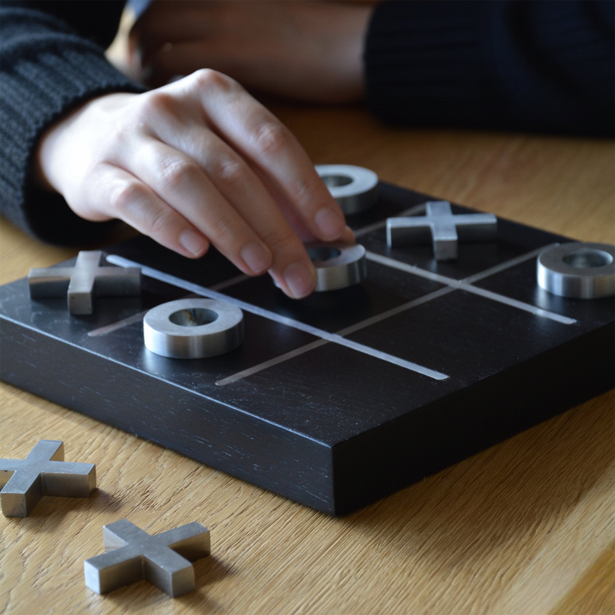 Masif Ahşap XOX - Dekoratif Oyun Tablası-Oyun-ANANAS DESIGN + CRAFTS-NowShopFun