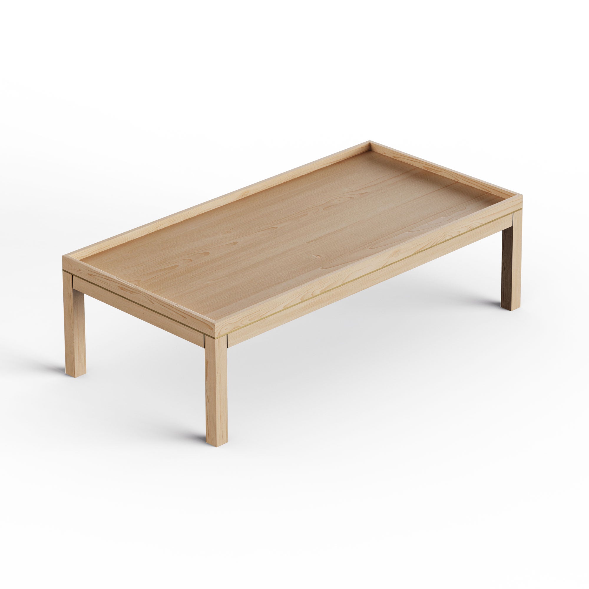 Ahşap Orta Sehpa - Edge Serisi, Meşe