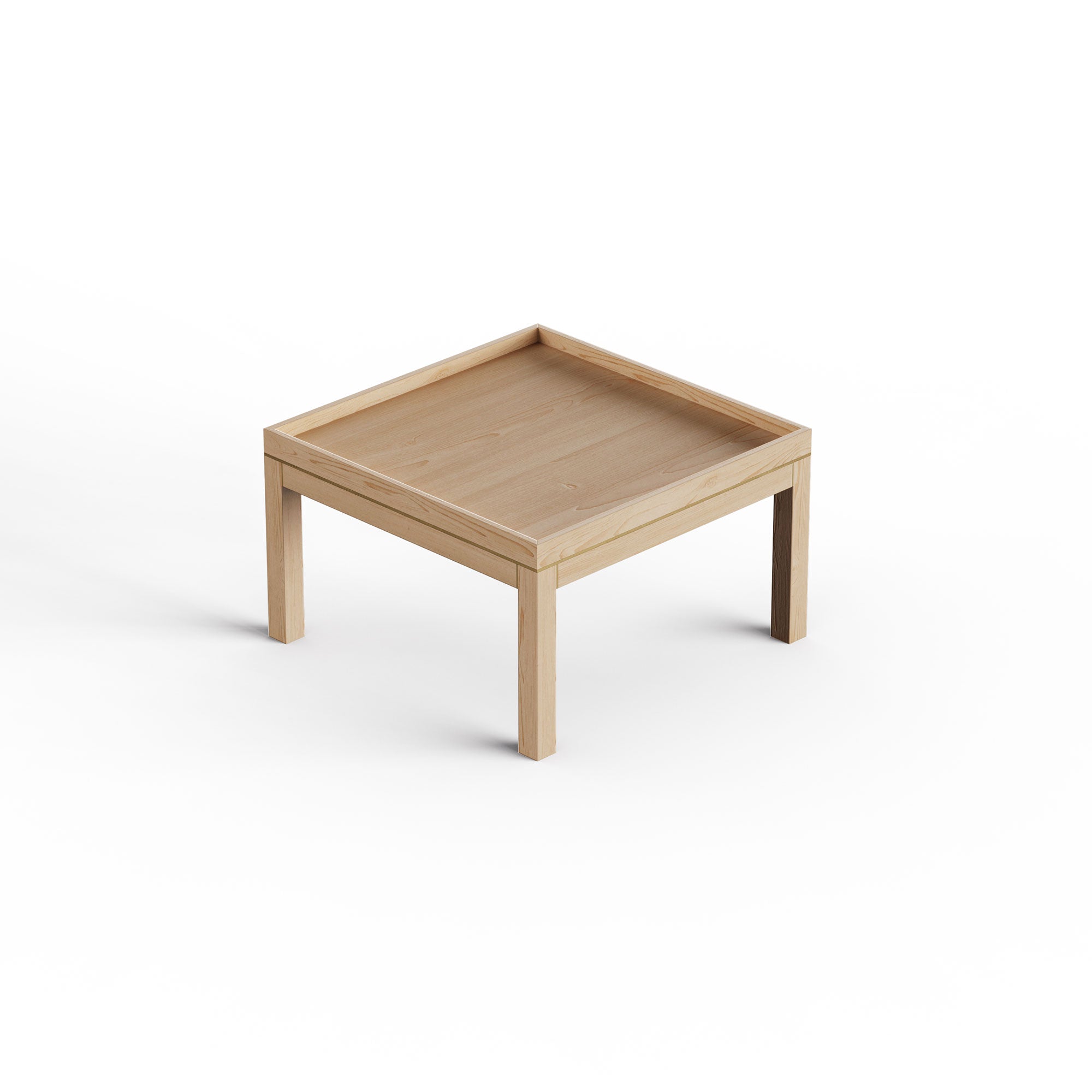 Ahşap Orta Sehpa - Edge Serisi, Meşe