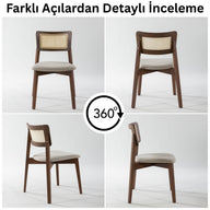 İrem Masif Kayın Sandalye (2'li Set)