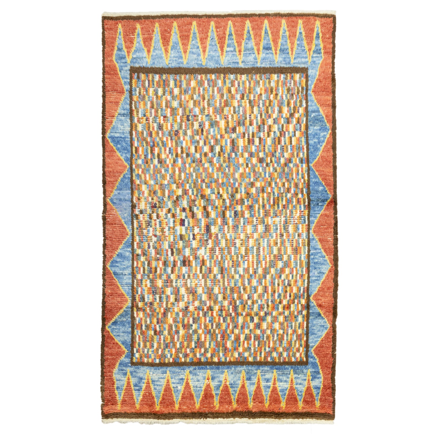 Mathilde Renkli El Dokuma Tülü Halı 153x264 cm