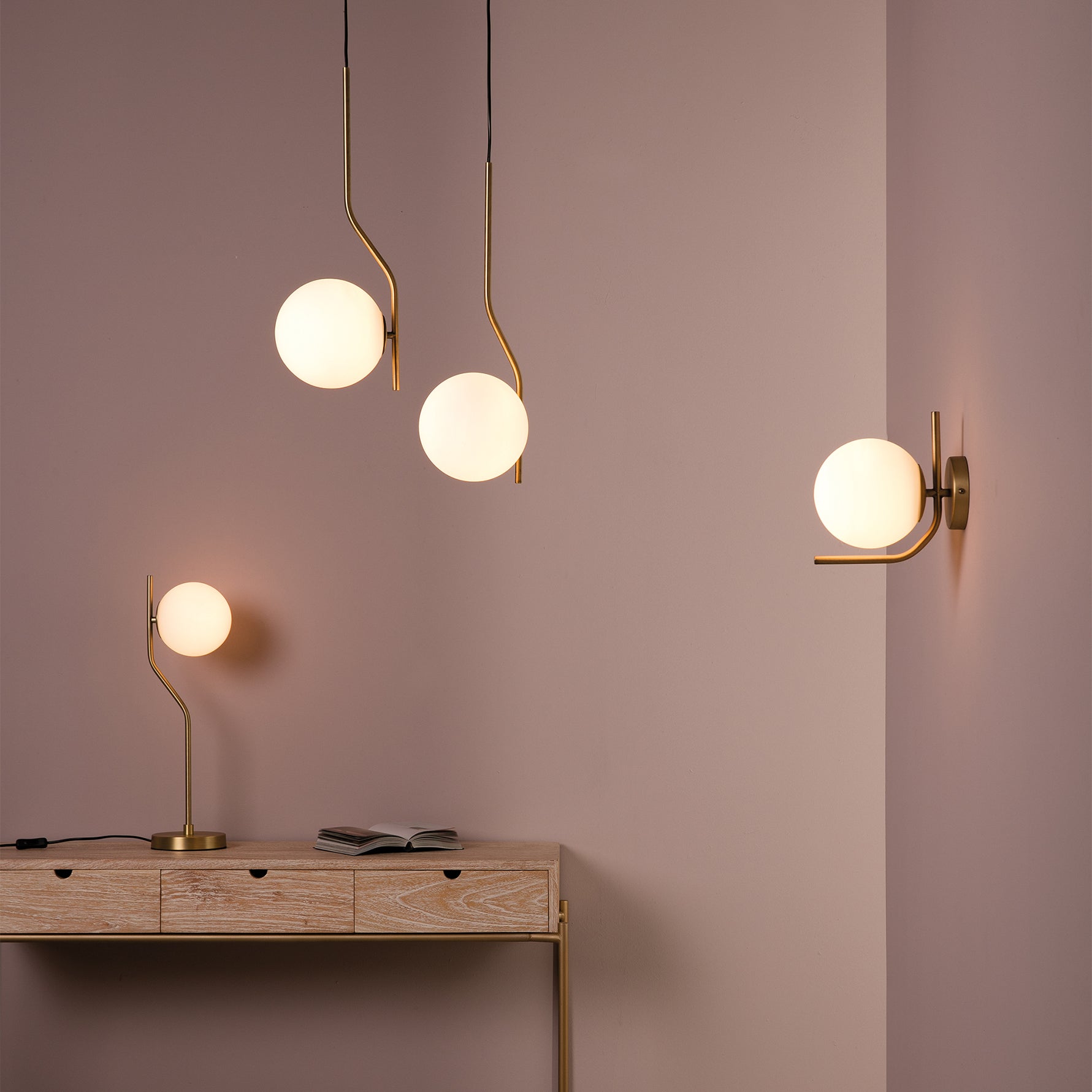 Maui Sarkit 1l Opal-Black Led E27x1