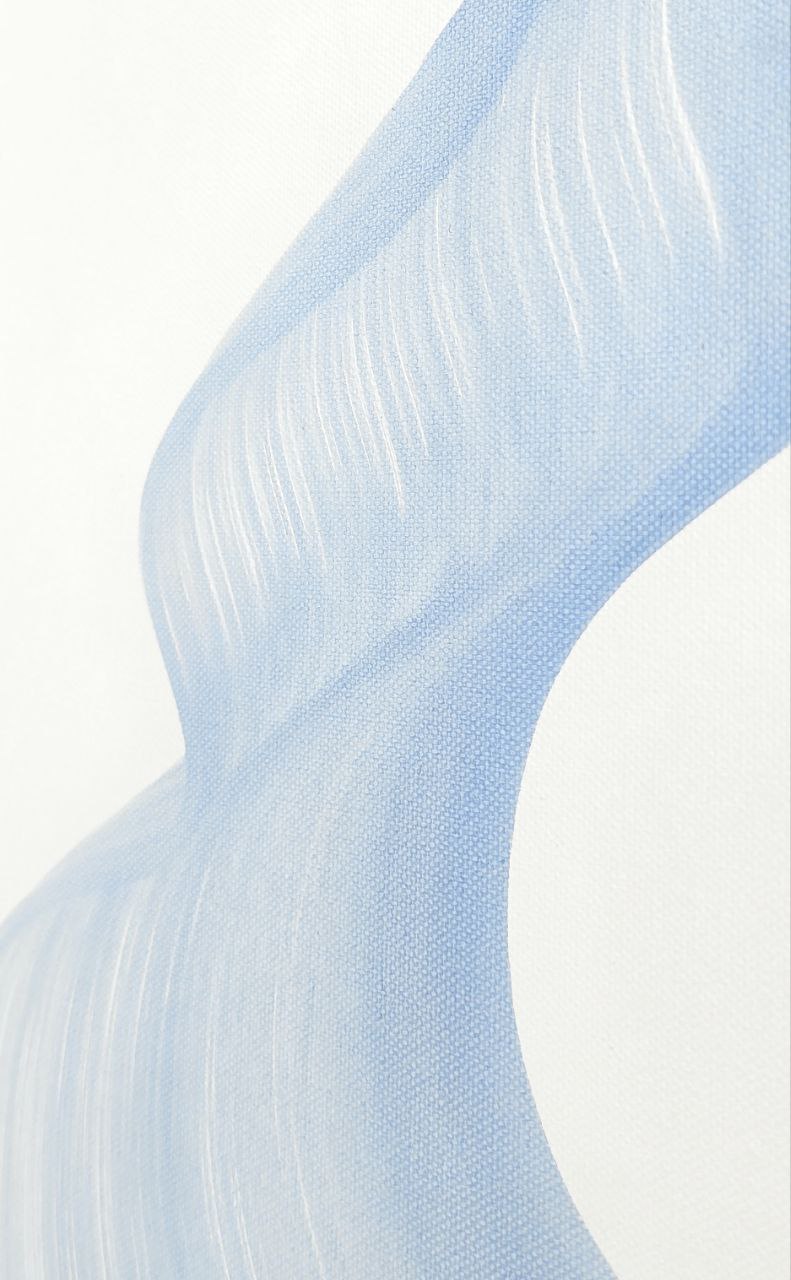 Mavi Dalga Elips Tablo-Tablo-VİDİ Art Studio-NowShopFun