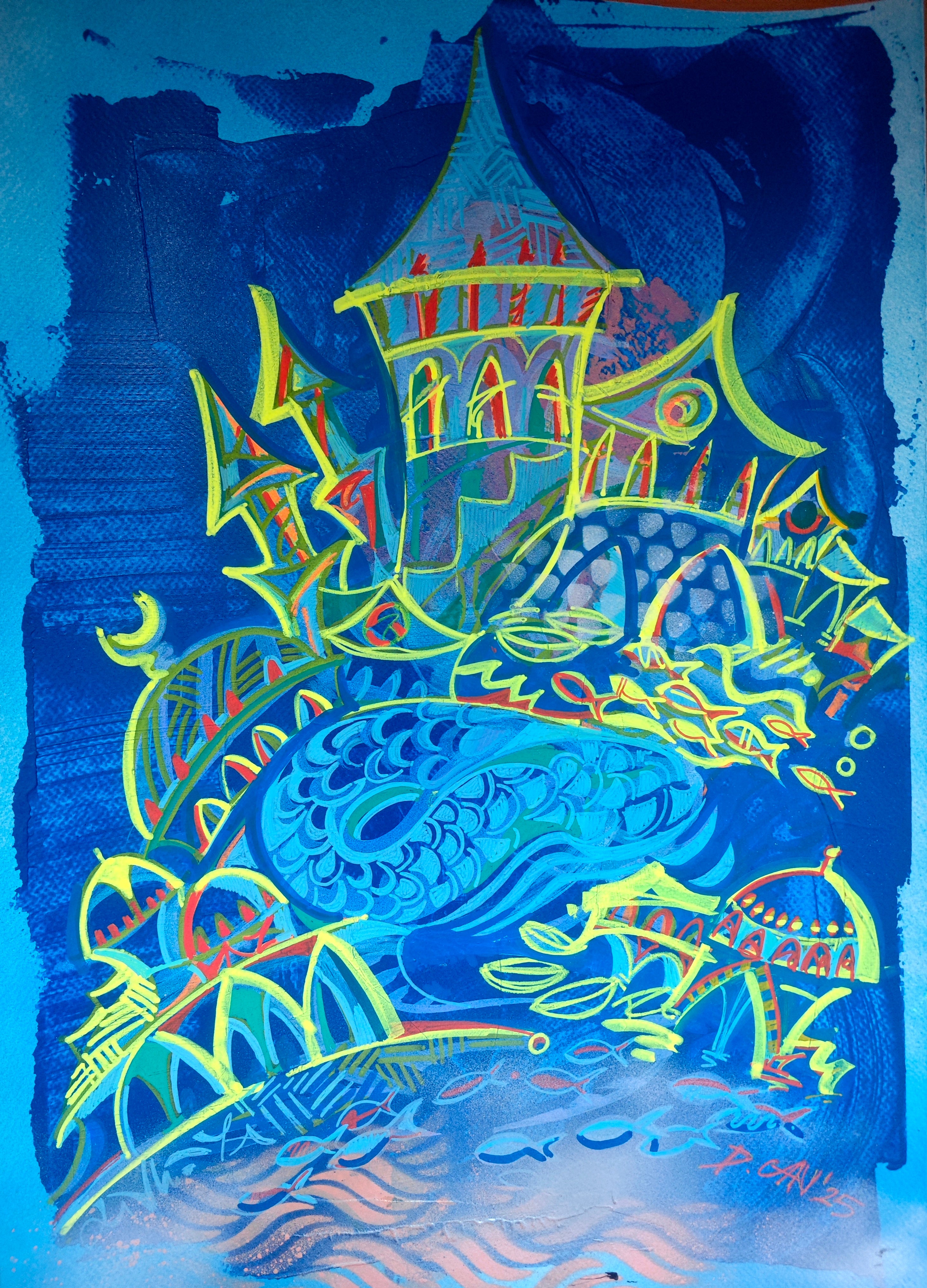 “Mavi Ejderha – İstanbul’Un Derin Nefesi” Tablo