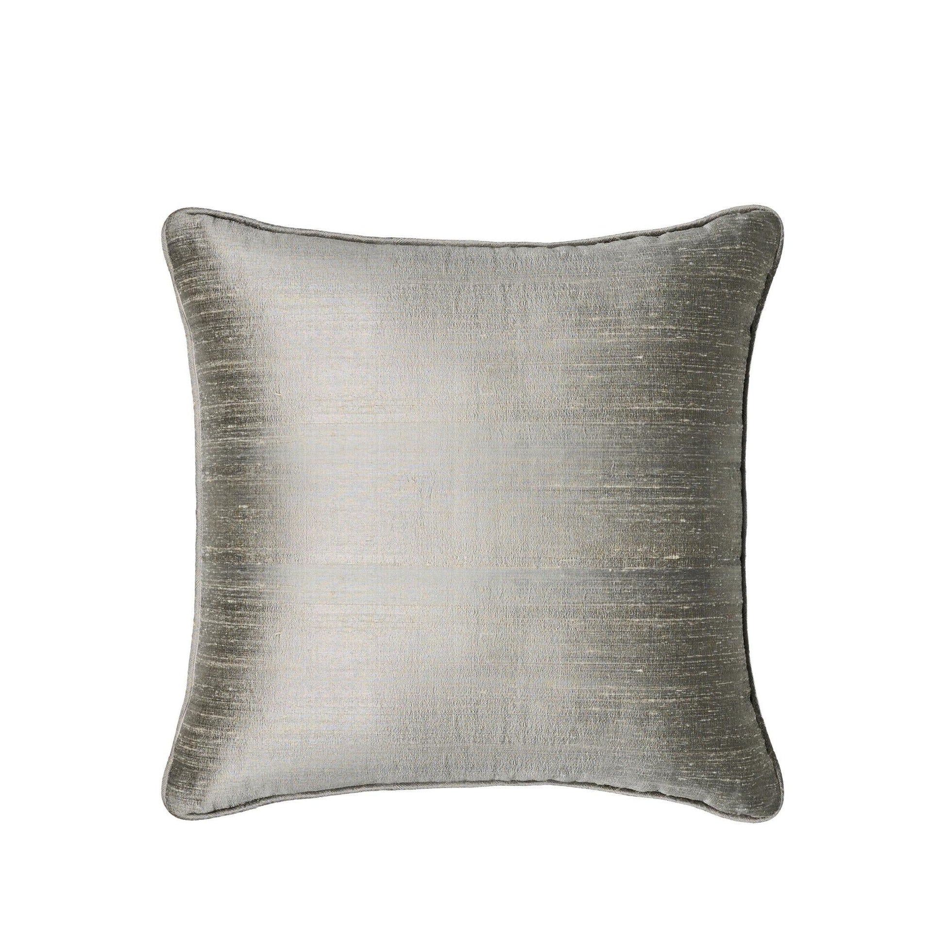 Mavi İpek Zikzak Piko Detaylı Kırlent