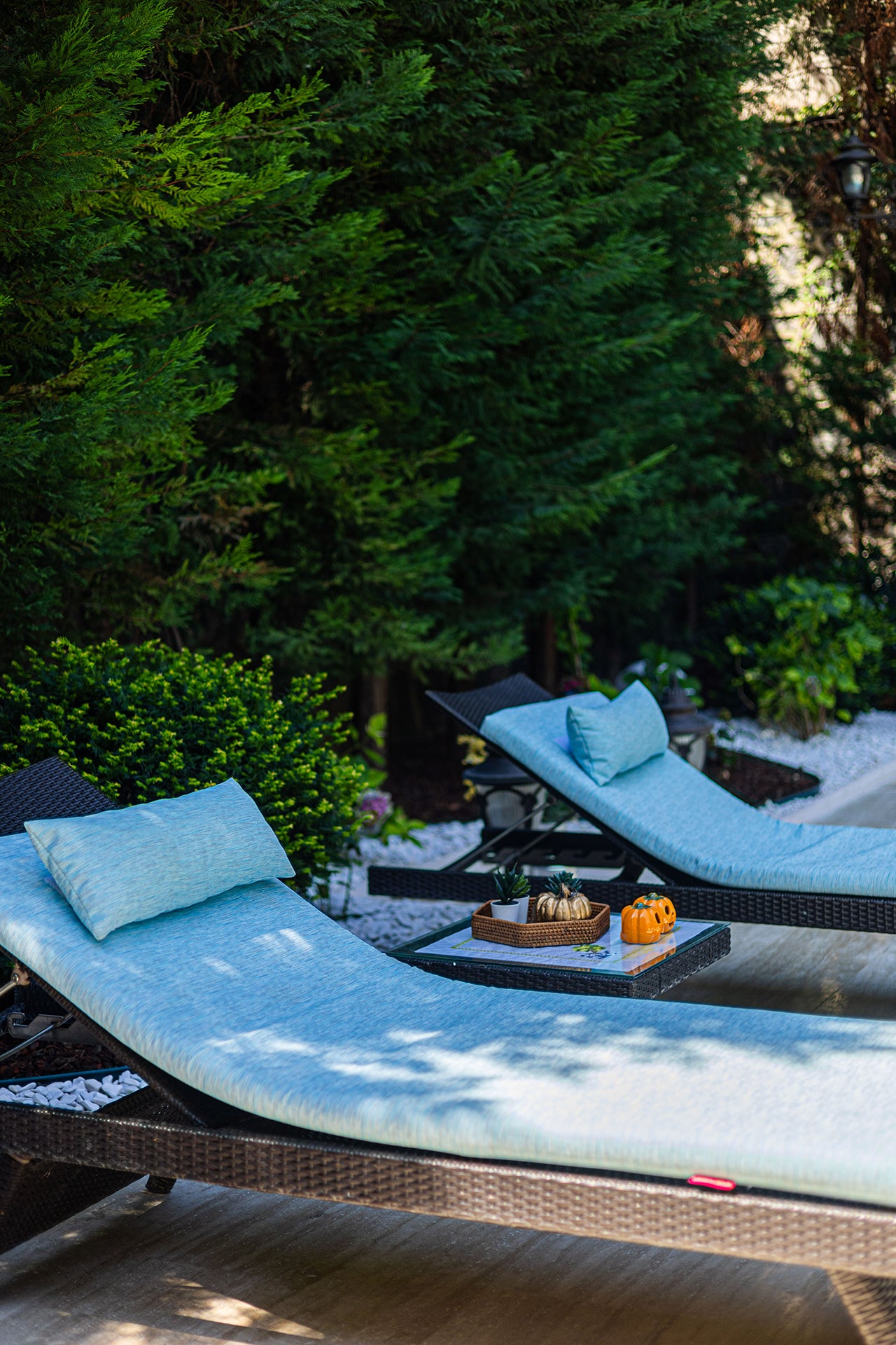 Mavi Şezlong Minderi