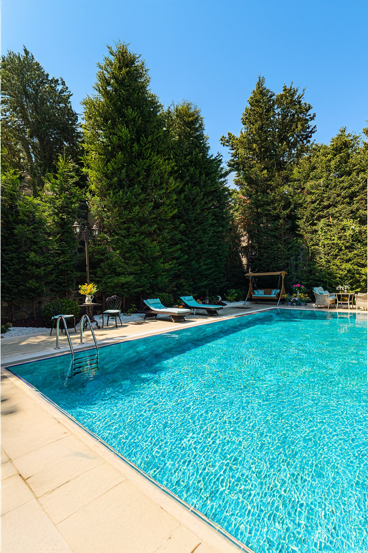 Mavi Şezlong Minderi