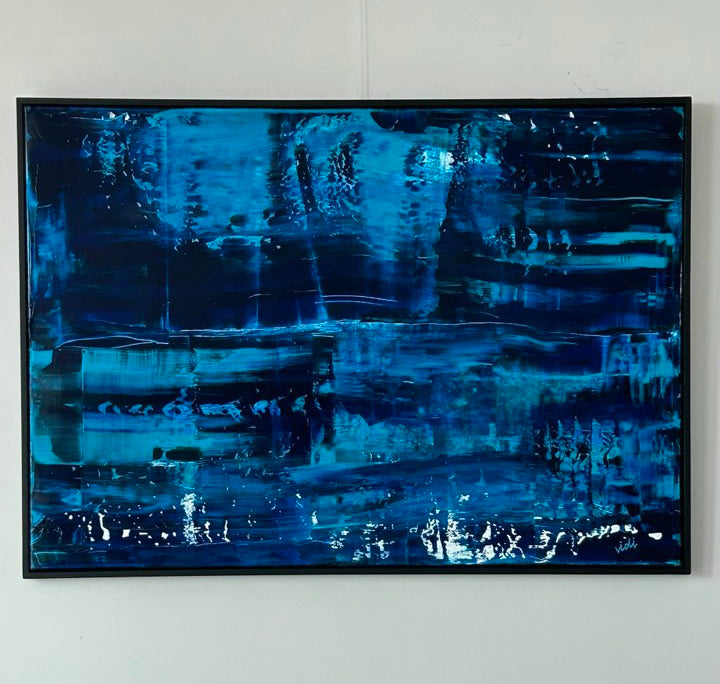 Mavi Tablo 1-Tablo-VİDİ Art Studio-NowShopFun