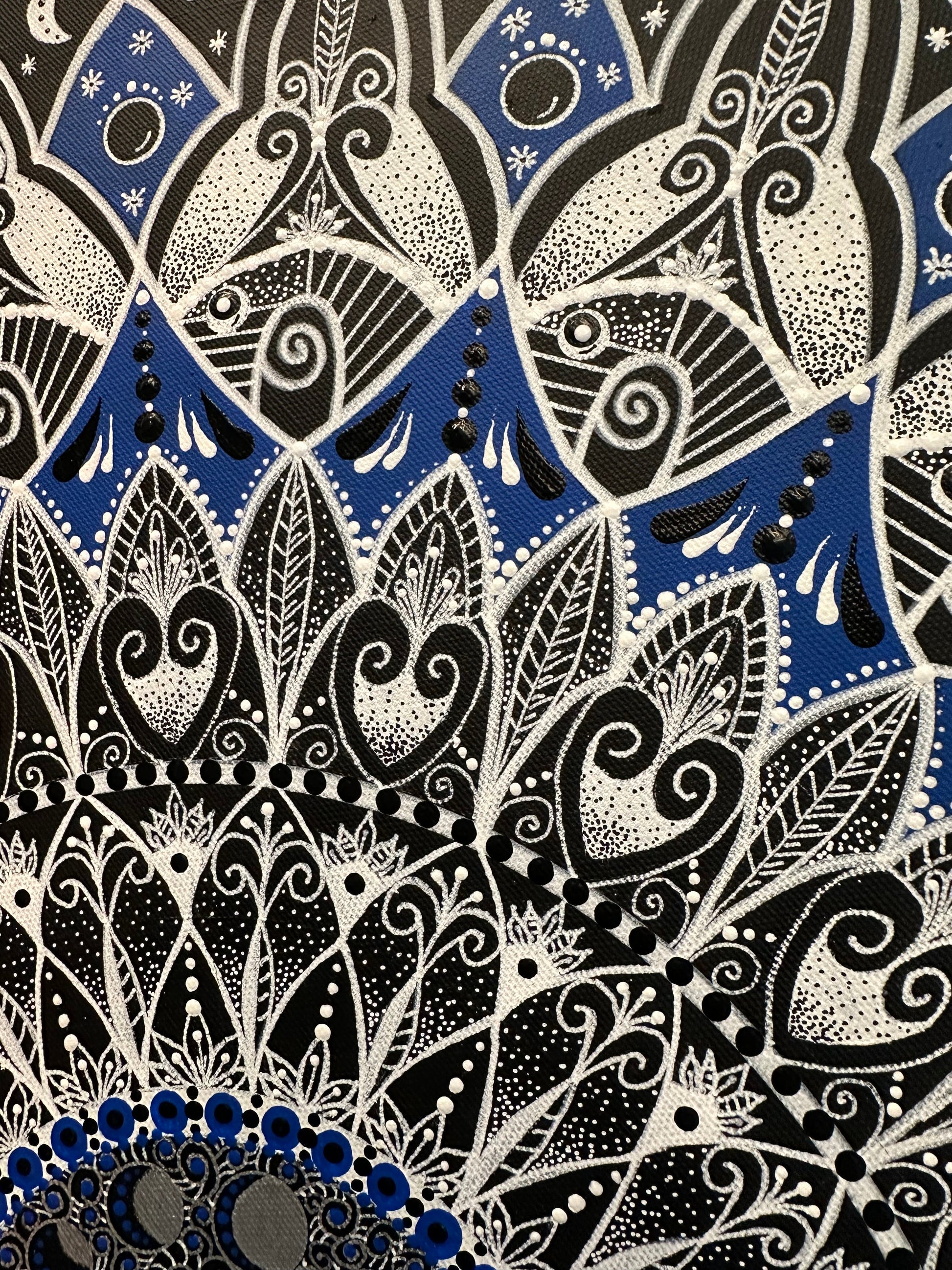 Mavi Yaz Tuval Üstü Akrilik Tablo