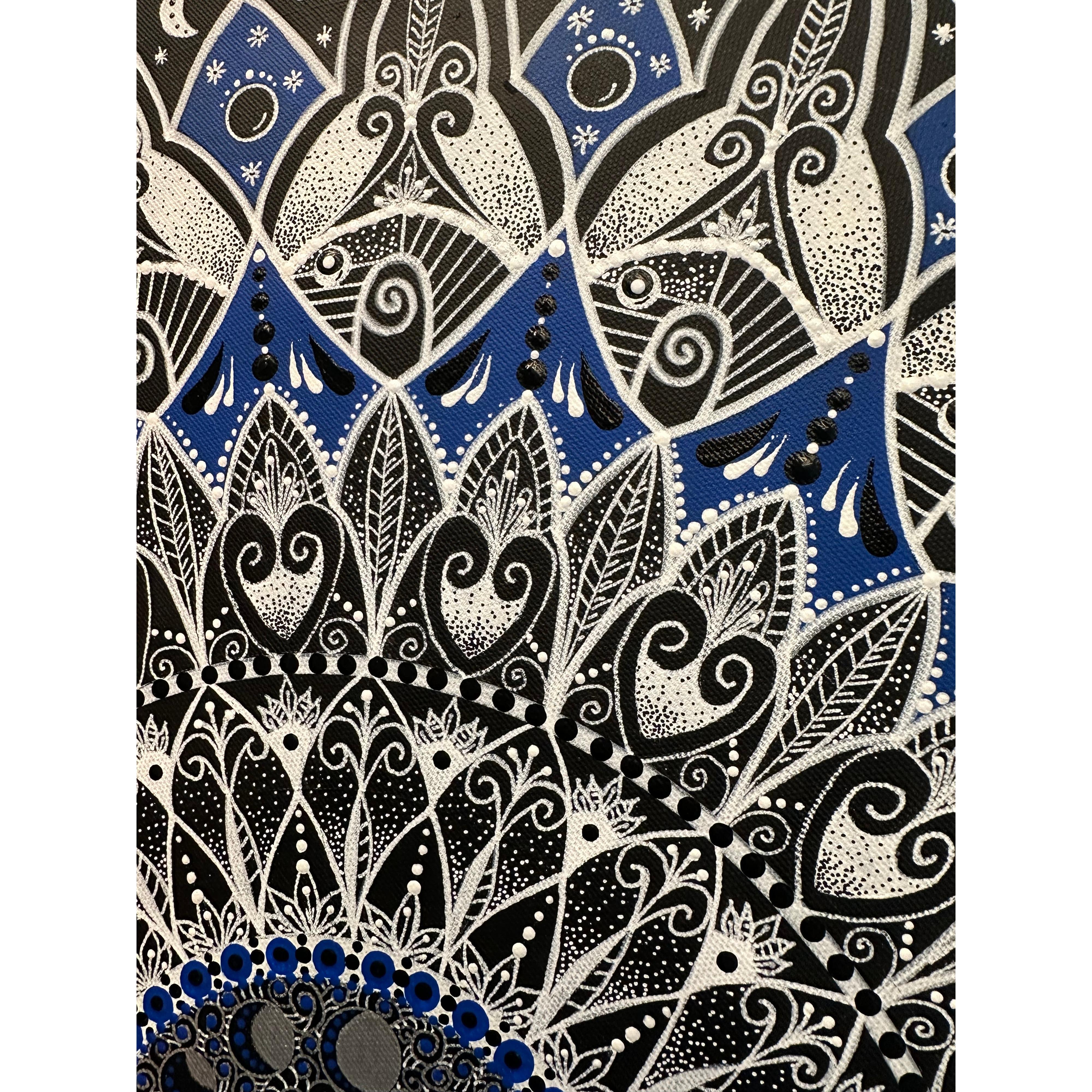 Mavi Yaz Tuval Üstü Akrilik Tablo