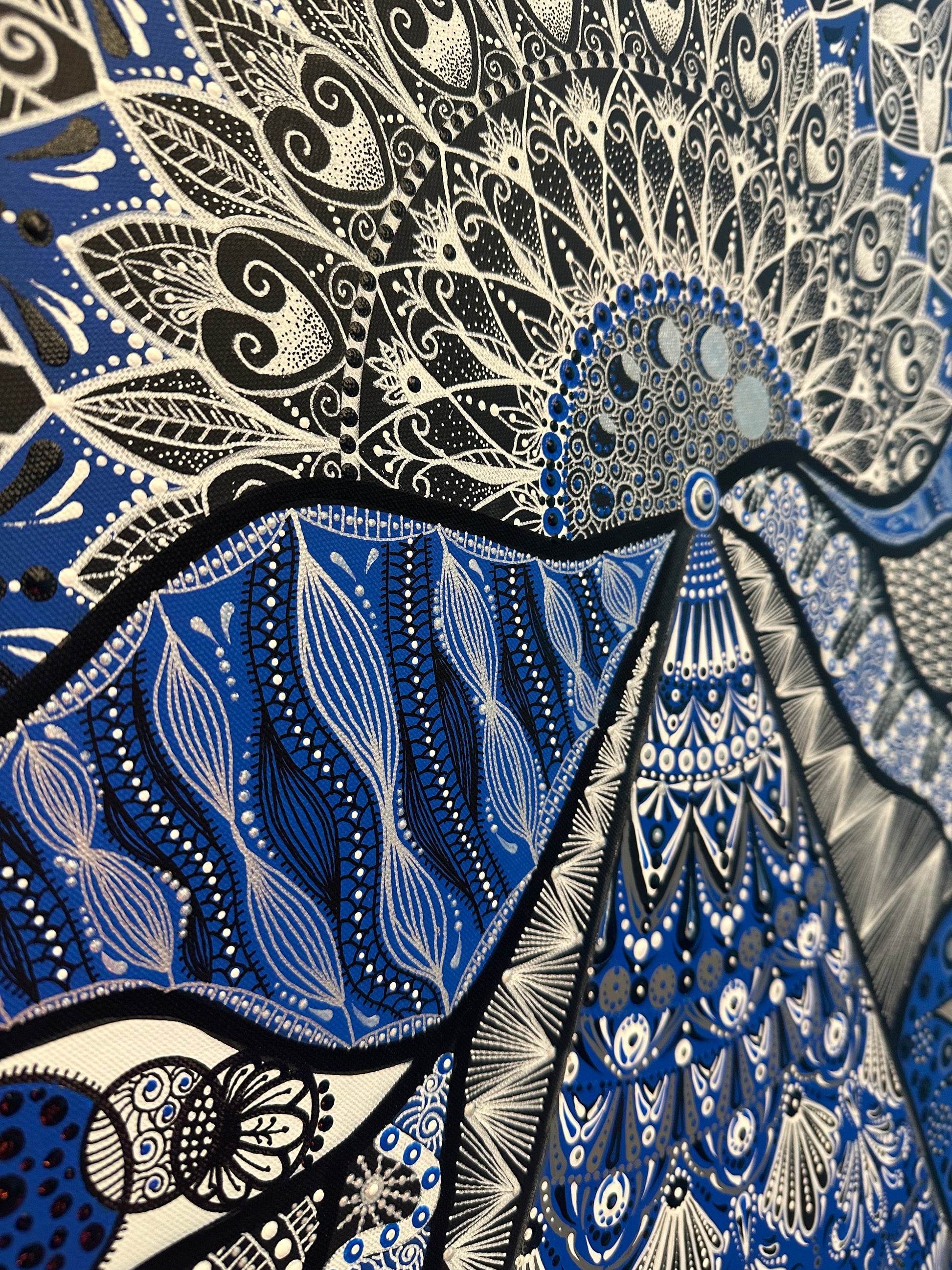 Mavi Yaz Tuval Üstü Akrilik Tablo