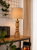 Mayfair Meşe Ahşap Abajur-Abajur-Pinot Interior-NowShopFun