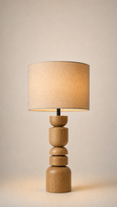 Mayfair Meşe Ahşap Abajur-Abajur-Pinot Interior-NowShopFun