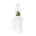 Meadow Walk Floral Peçete Halkası Karışık 4lü Set Çok Renkli-Juliska Tekstil Aksesuar-Juliska-NowShopFun