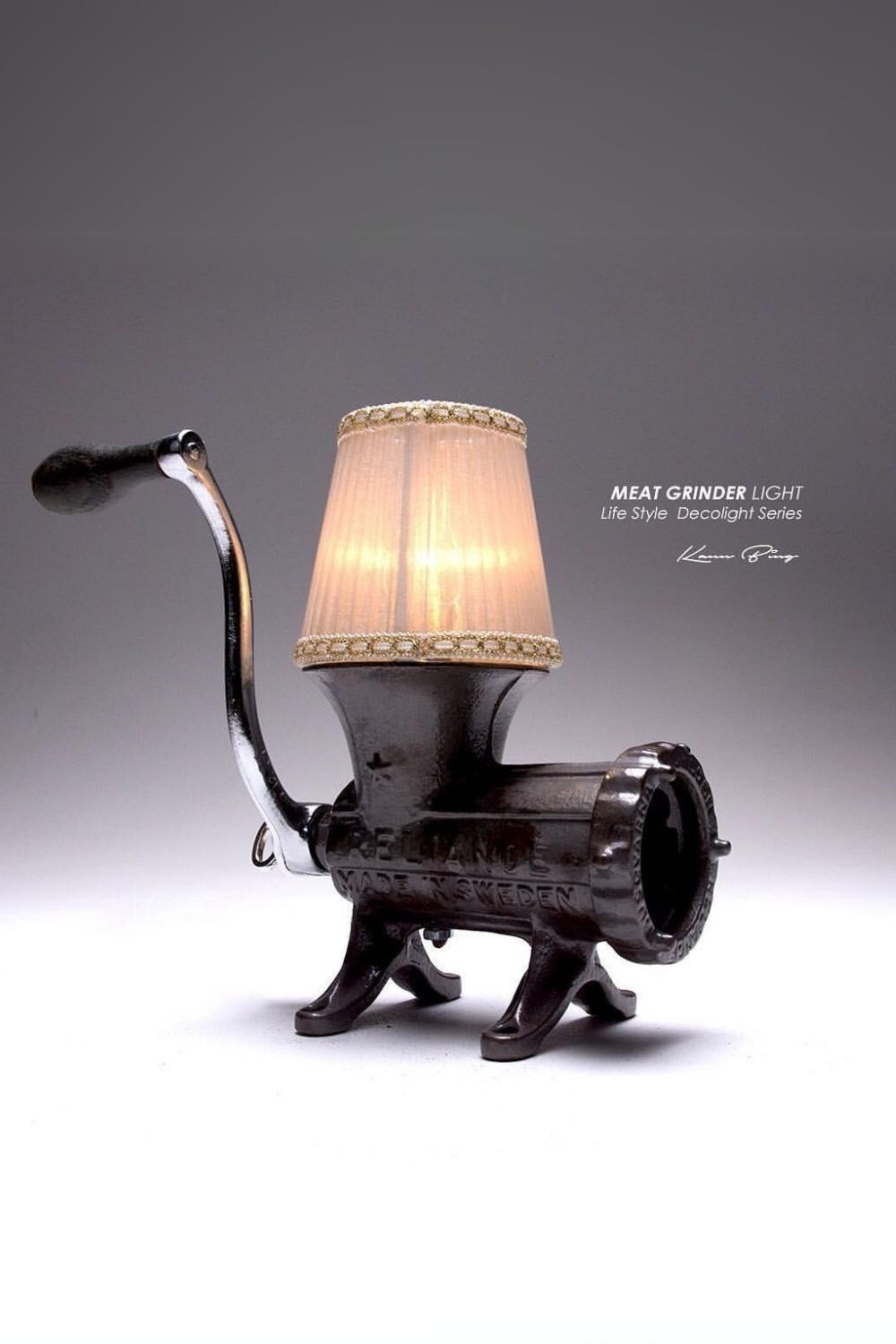 Meat Grinder Light Dekoratif Aydınlatma-Abajur-Luzart-NowShopFun