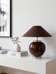 Meis El Yapımı Seramik Abajur-Abajur-Pinot Interior-lacivert-NowShopFun
