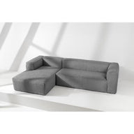 Melodi̇ Sol Uzanmali Köşe Koltuk-Hoom Concept-antrasıt-NowShopFun