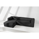 Melodi̇ Sol Uzanmali Köşe Koltuk-Hoom Concept-siyah-NowShopFun