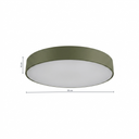 Mels Plafonyer - 30 cm-Plafonyer-Lumiana-Zeytin Yeşili-NowShopFun