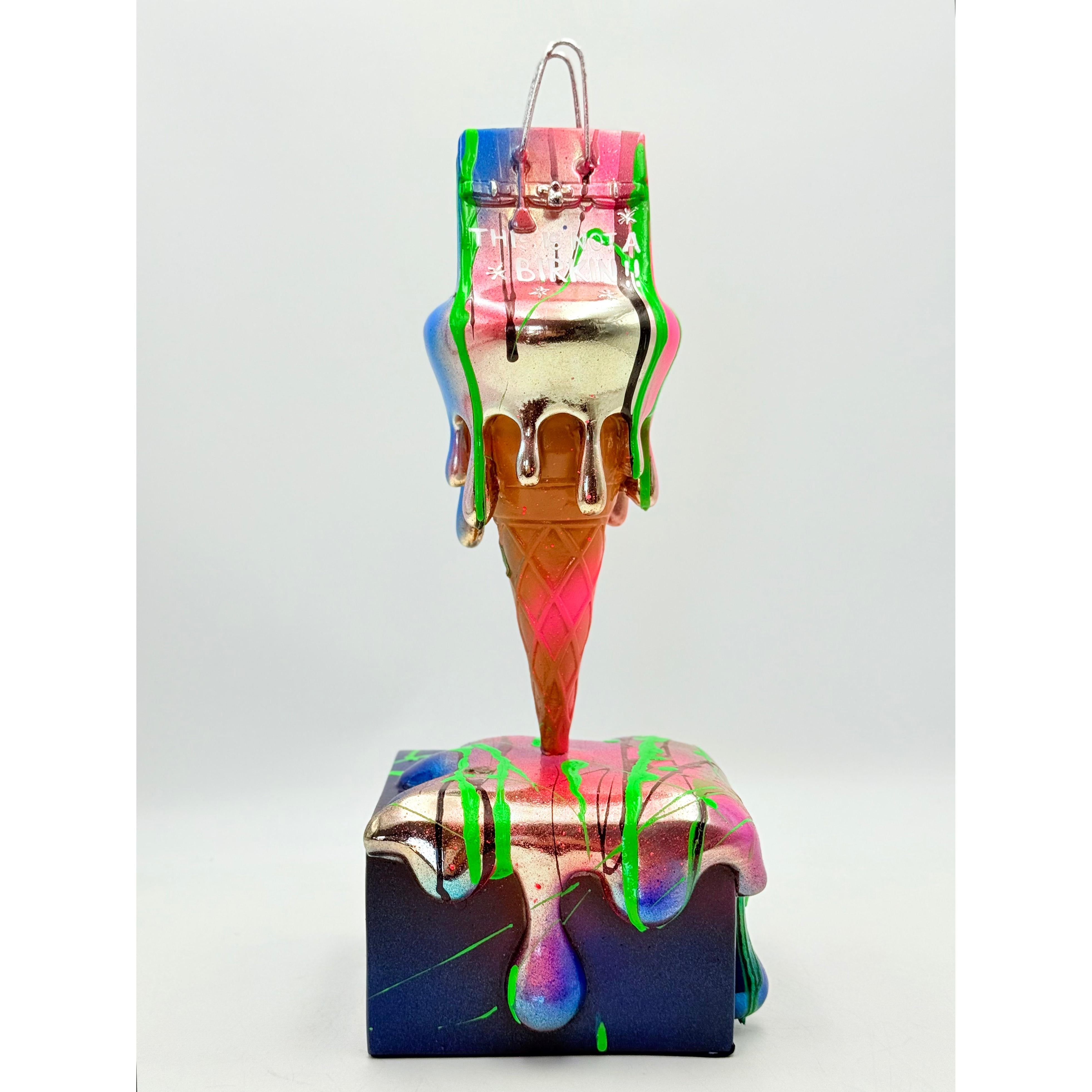 Melty Bag – Neon Drip Özel Tasarım Heykel