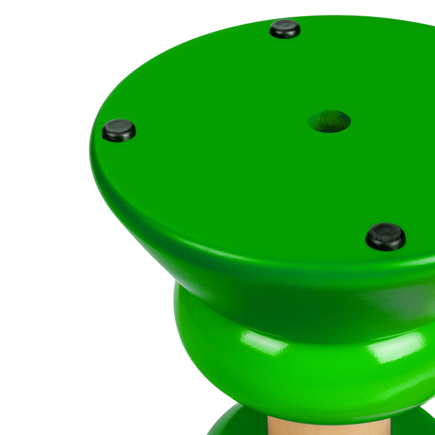 Memphis Ahşap Ve Renkli Yan Sehpa